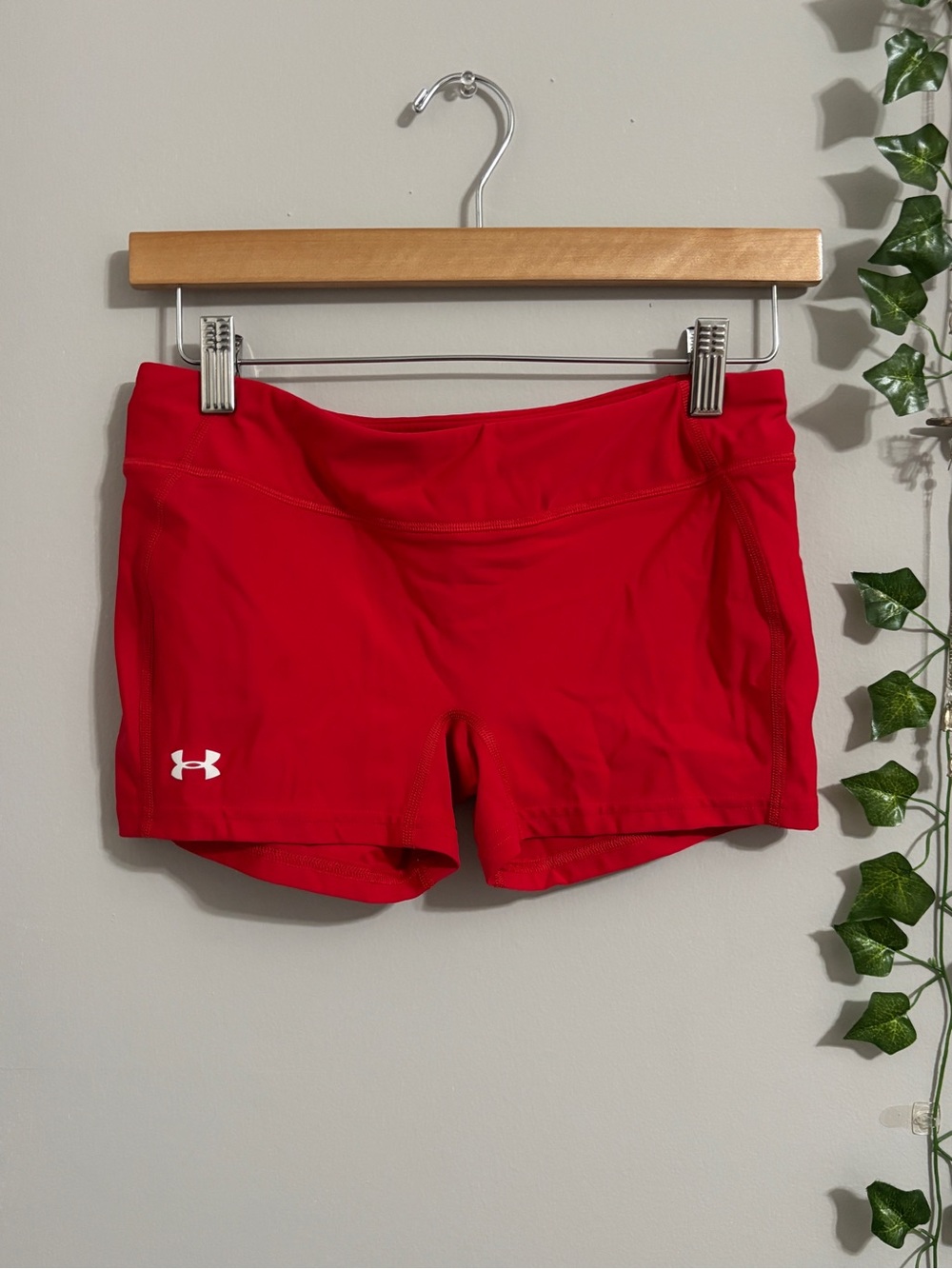 Under Armour Red Athletic Women's Training Shorts